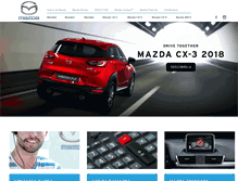 Tablet Screenshot of mazdasureste.com.mx